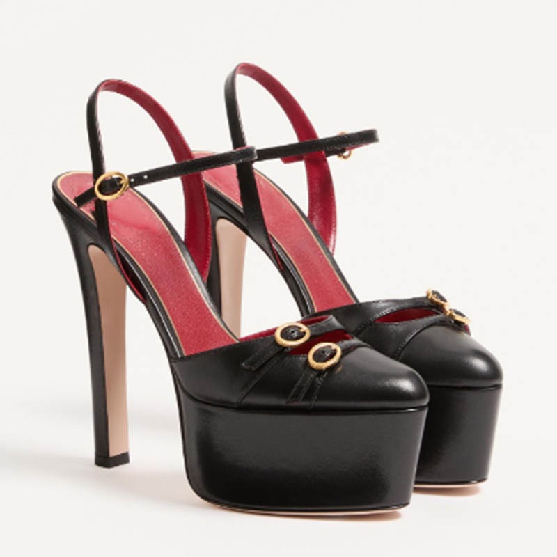 French Street Fashion - French Style Luxury High-Heeled Shoes with