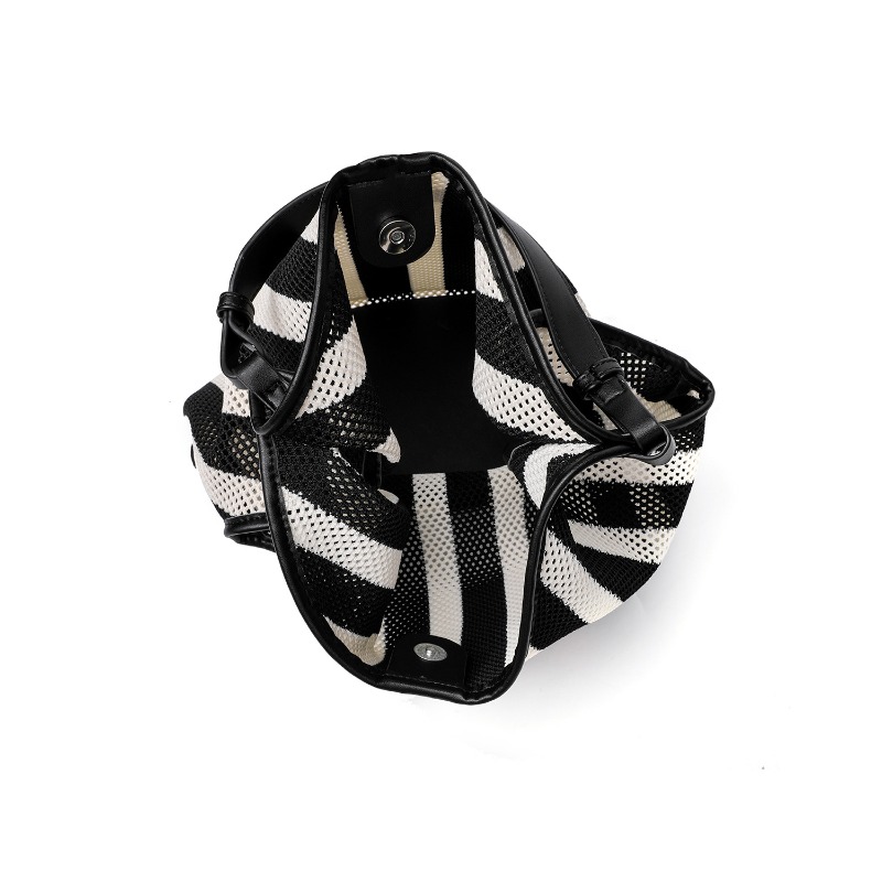 Striped Woven Large Capacity T - đánh giá và giá Tote Bag Canvas Print