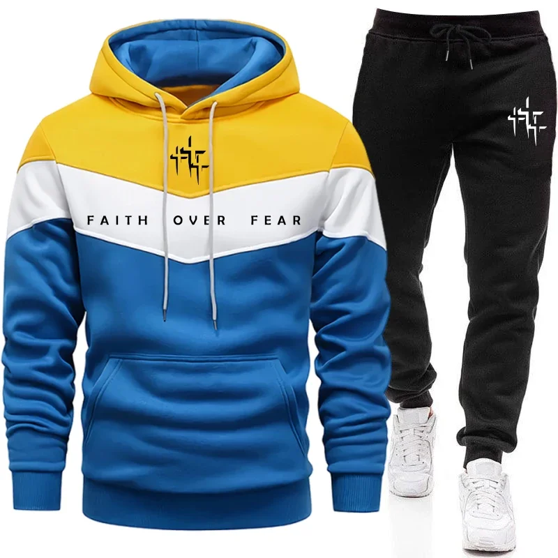 Faith Over Fear Men's Tracksui - đánh giá và giá Street Fashion Art