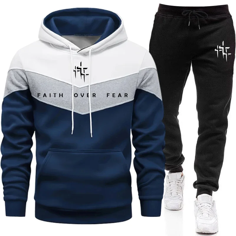 Faith Over Fear Men's Tracksui - đánh giá và giá Street Fashion Art