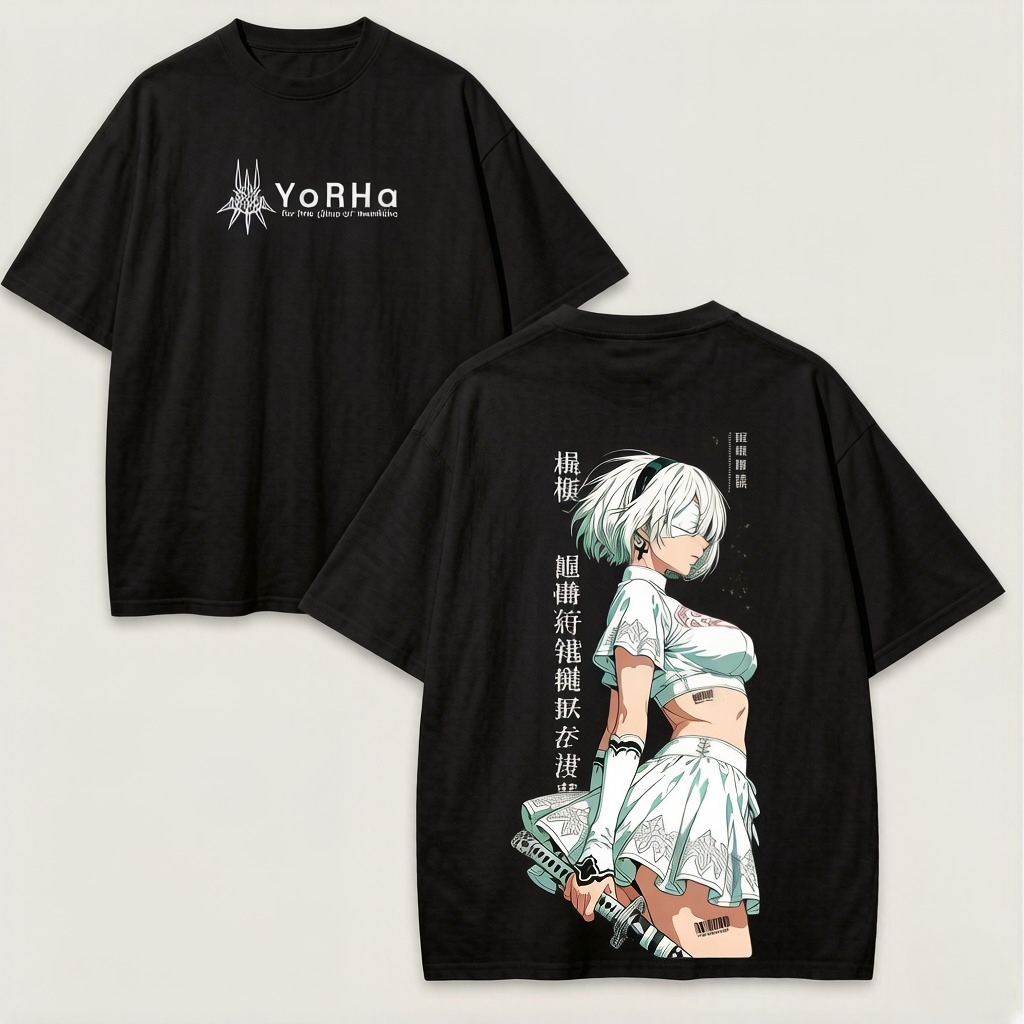 2026 summer Anime NieR Automat - đánh giá và giá Street Fashion Logo