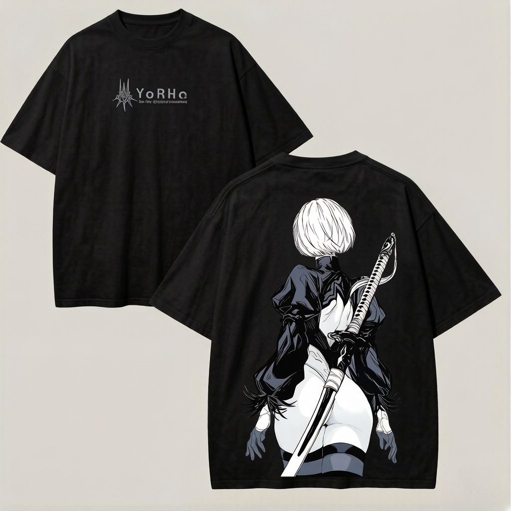 2026 summer Anime NieR Automat - đánh giá và giá Street Fashion Logo