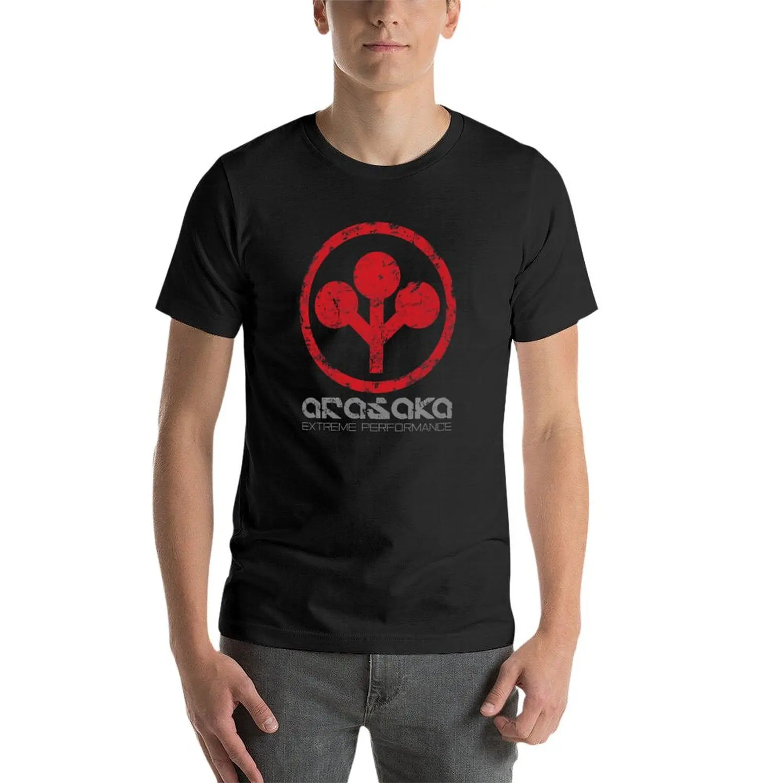 Distressed Arasaka Corp Logo T - đánh giá và giá Street Fashion Logo