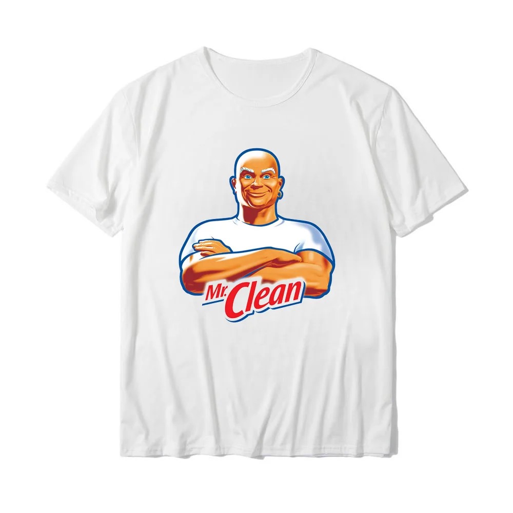 Chic Mr Clean Logo Print Fun H - đánh giá và giá Street Fashion Logo