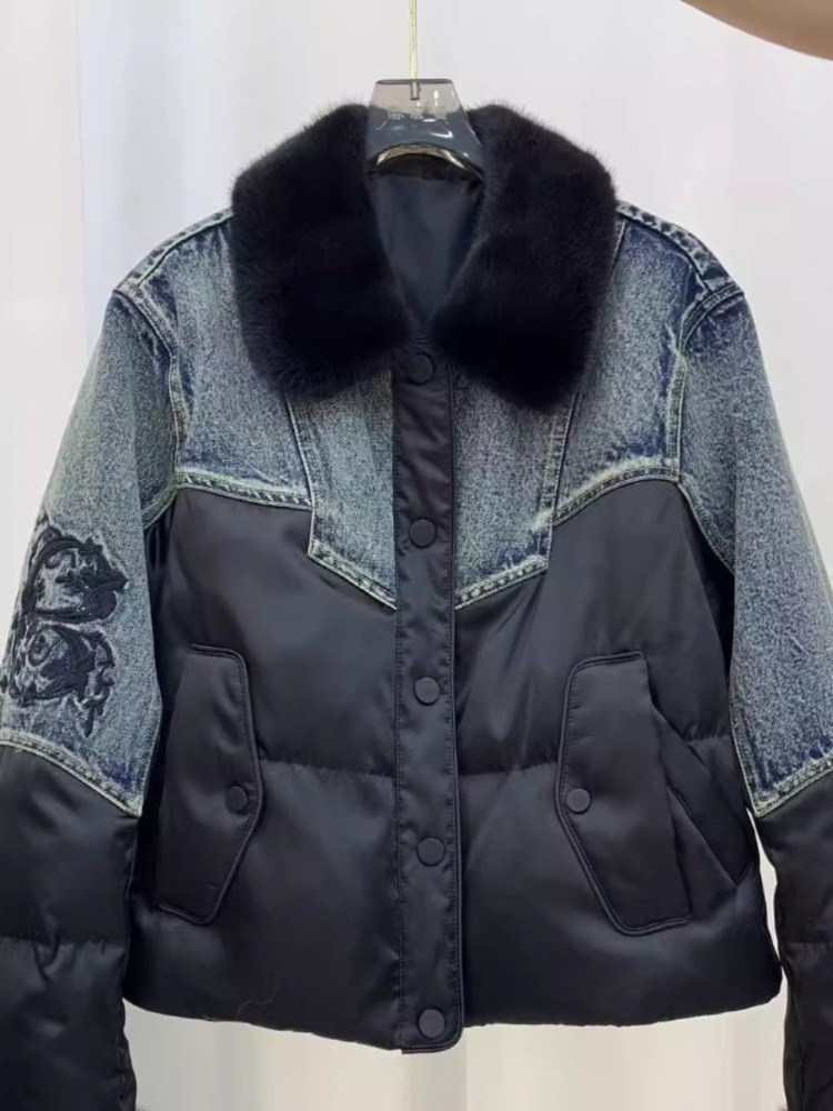 Short Goose Down Padding Jacke - đánh giá và giá Street Fashion Store