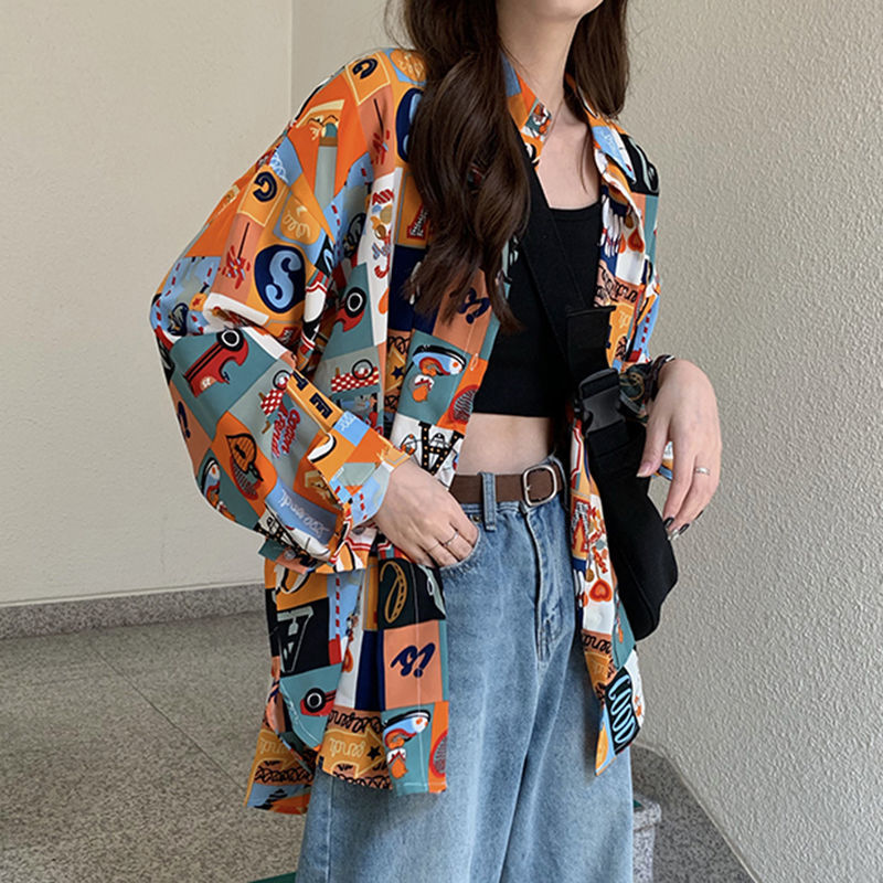 Áo Sơ Mi Nữ Mùa Xuân In Hình M - đánh giá và giá Korean Street Fashion Female