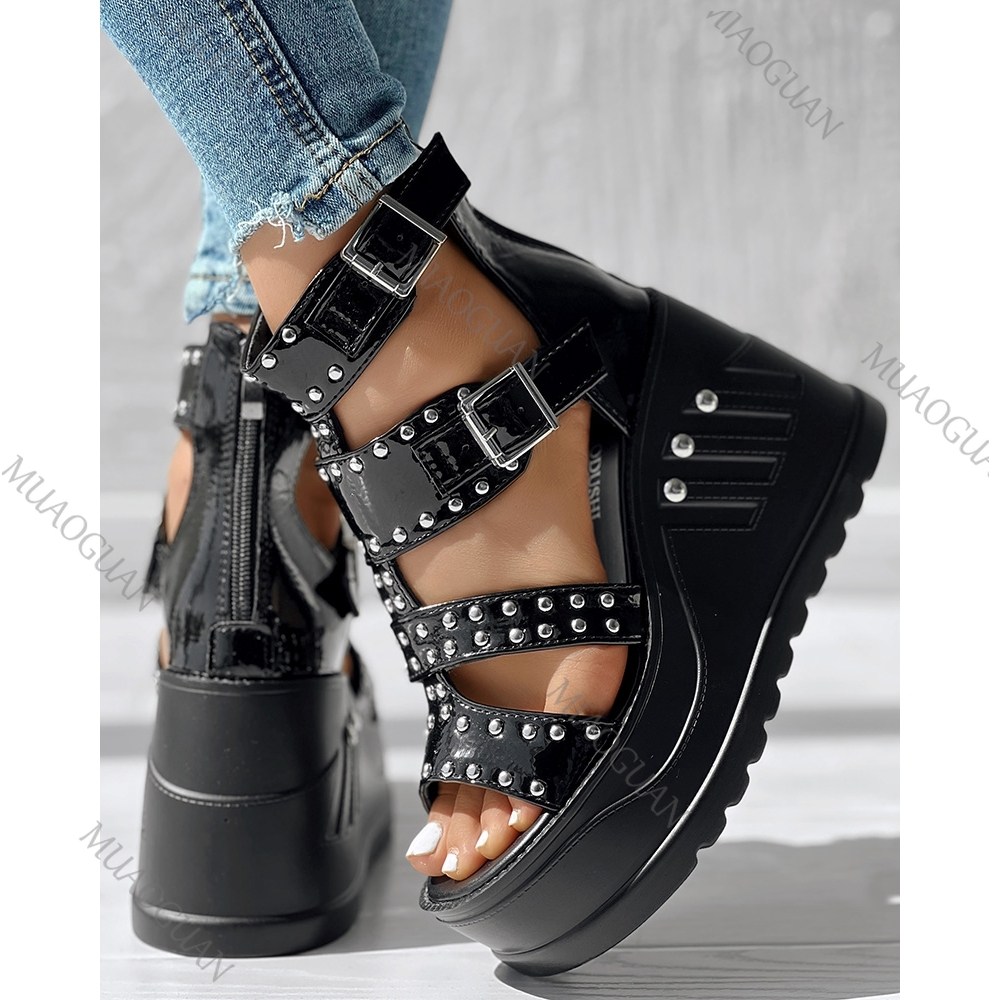 Fashion Women Peep Toe Black S - đánh giá và giá Street Fashion Styles