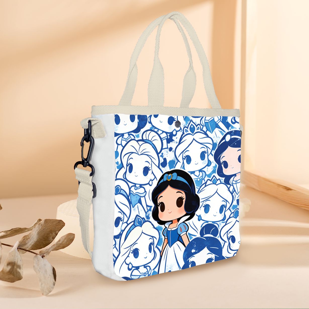 Cartoon snow white Characters  - đánh giá và giá Tote Bag Canvas Print