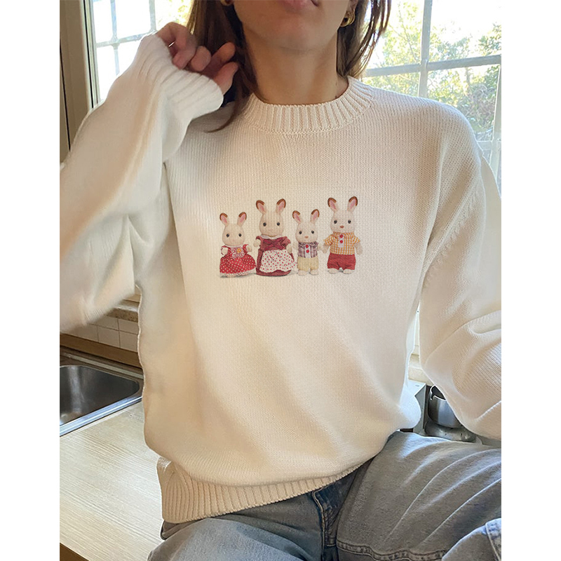 Spring Sweaters New Sweet Stre - đánh giá và giá Korean Street Fashion Female