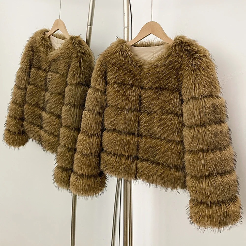 Faux Fur Coat Eco-friendly Wom - đánh giá và giá Street Fashion Store