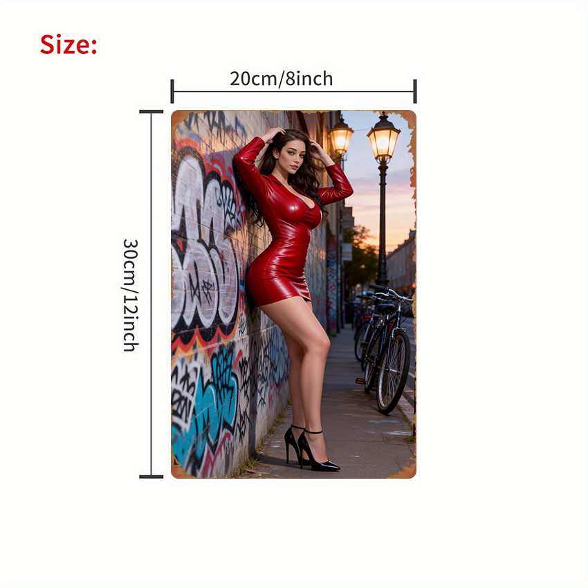 2D Flat Metal Sign - Fashion S - đánh giá và giá Street Fashion Art