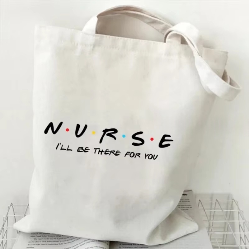 Nurse Canvas Tote Bag Women's  - đánh giá và giá Tote Bag Canvas Print