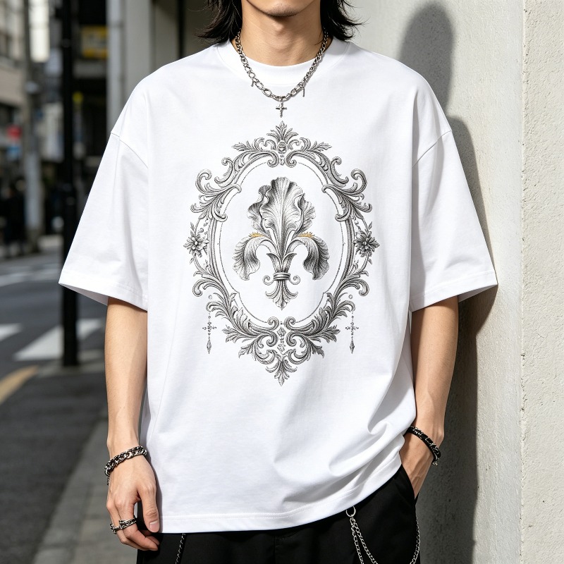 Edgy Baroque and Fleur-de-lis  - đánh giá và giá Street Fashion Outfit For Men