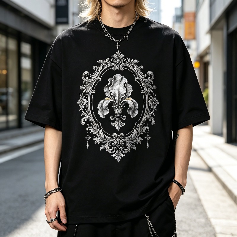 Edgy Baroque and Fleur-de-lis  - đánh giá và giá Street Fashion Outfit For Men