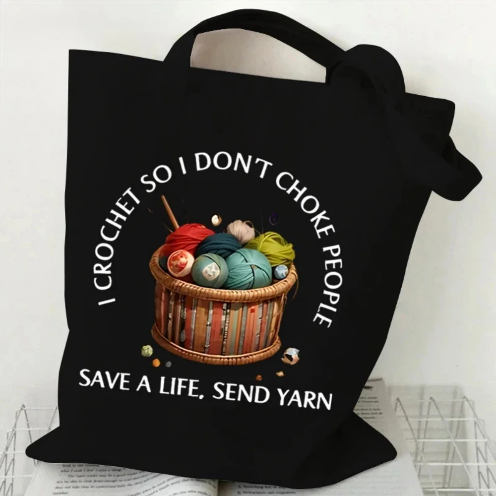 Classic Wool Ball Knitted Hand - đánh giá và giá Tote Bag Canvas Print
