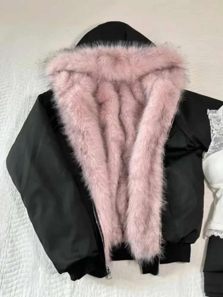 American Vintage Women's Fur P - đánh giá và giá Korean Street Fashion Female