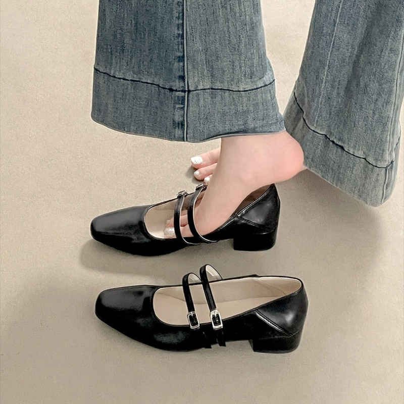 Square Toe Low Heel Women Silv - đánh giá và giá Street Fashion Styles