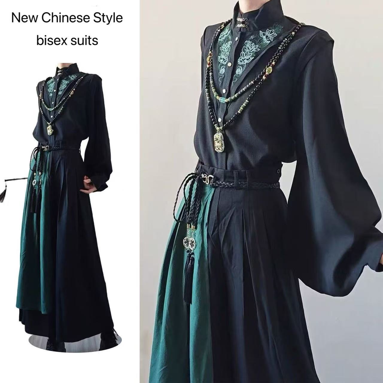New Chinese Style Bisex Suits  - đánh giá và giá Street Fashion Outfit For Men