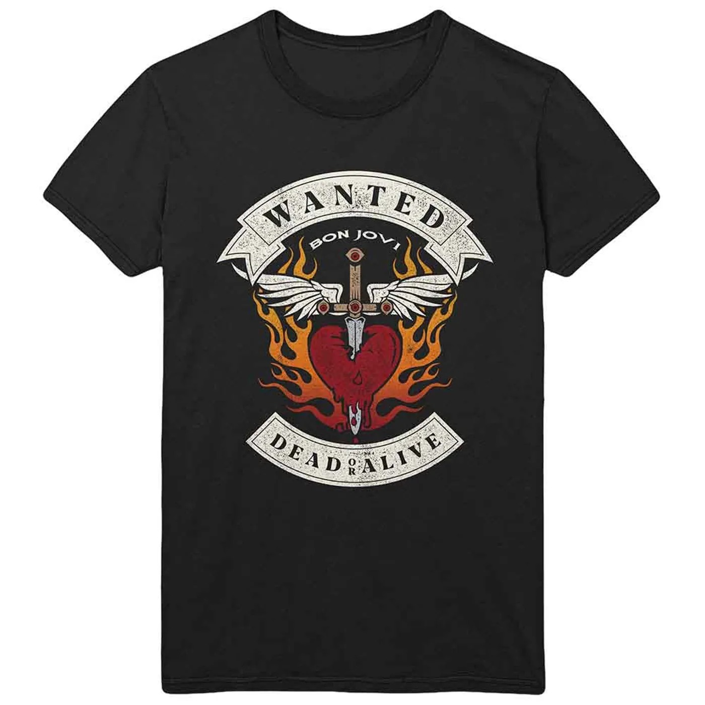 Bon Jovi T-Shirt Heart & Dagge - đánh giá và giá Street Fashion Logo